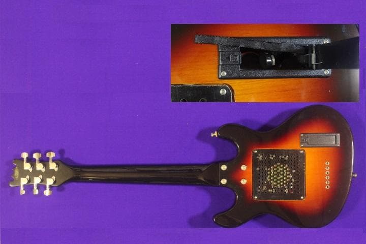 モズライト ミニ エレキギター ケース付き ★中古難有り（内蔵アンプ不良）