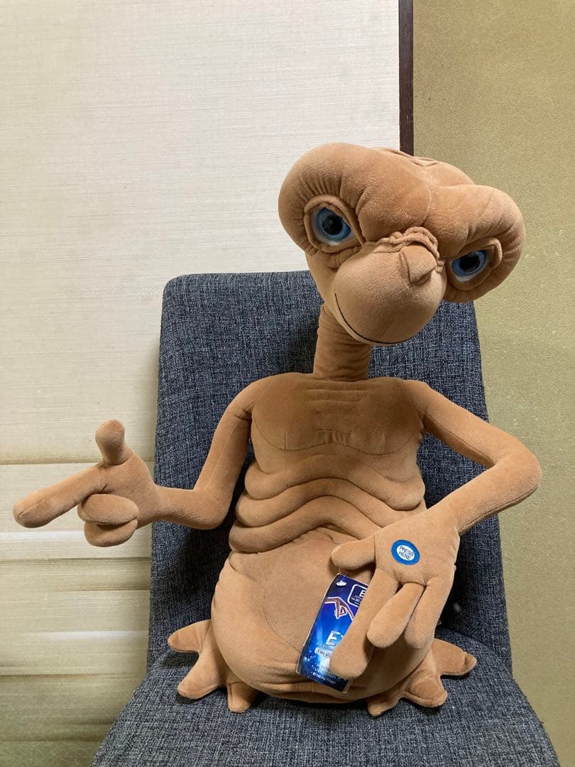 トーキング E.T. 　特大ぬいぐるみ　タグ付き