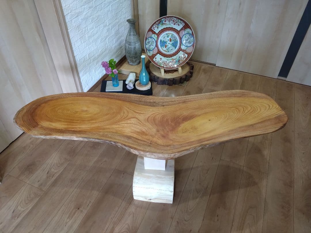 欅の一枚板　ケヤキ　値下げ❕無垢材　テーブル、ベンチ、お店の看板等にいいですよ