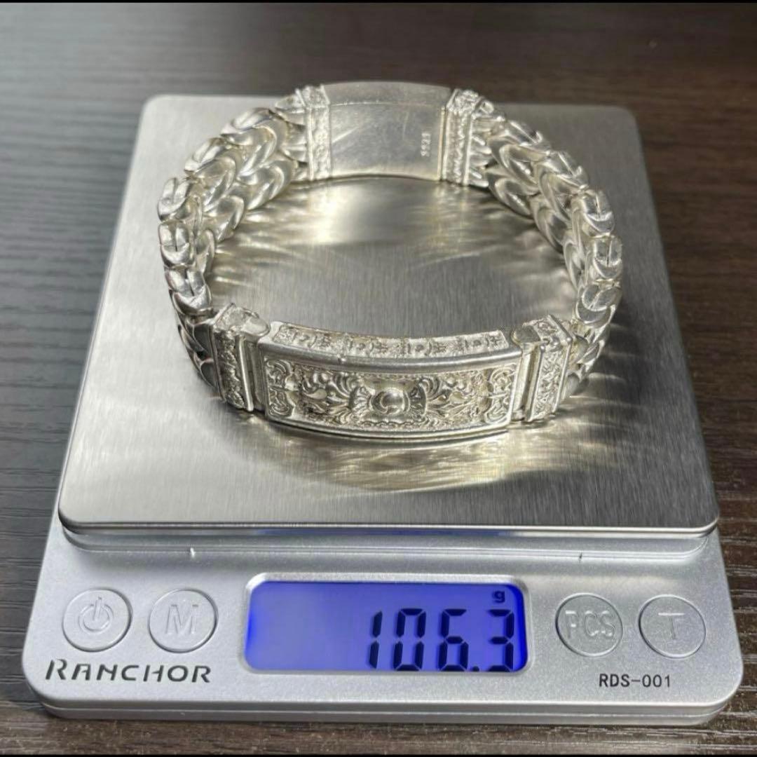 ブレスレット ヴィンテージ 金剛杵 ヴァジュラ 帝釈天 シルバー 925