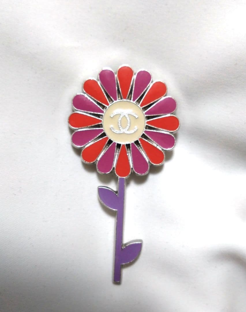 超希少　CHANEL　フラワーブローチ　04P