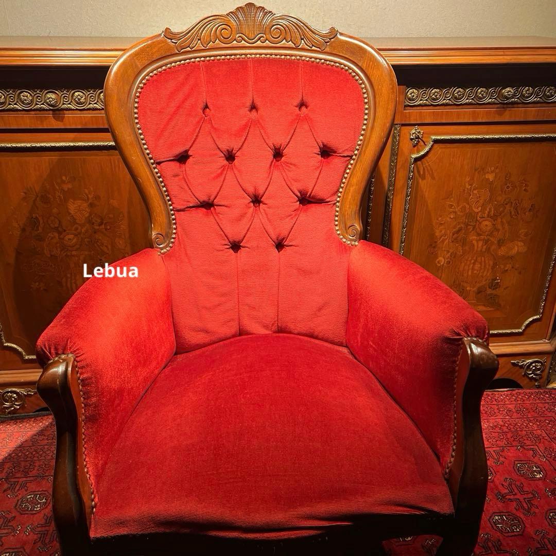 ラルフローレン・ブティック什器　ビクトリアンレッドチェア　ヴィンテージ