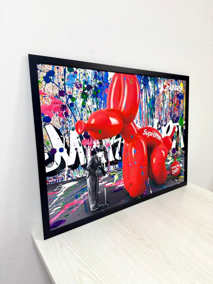 No.234♡半額祭♡キャンバスアート　アートポスター　チャップリン　バンクシー