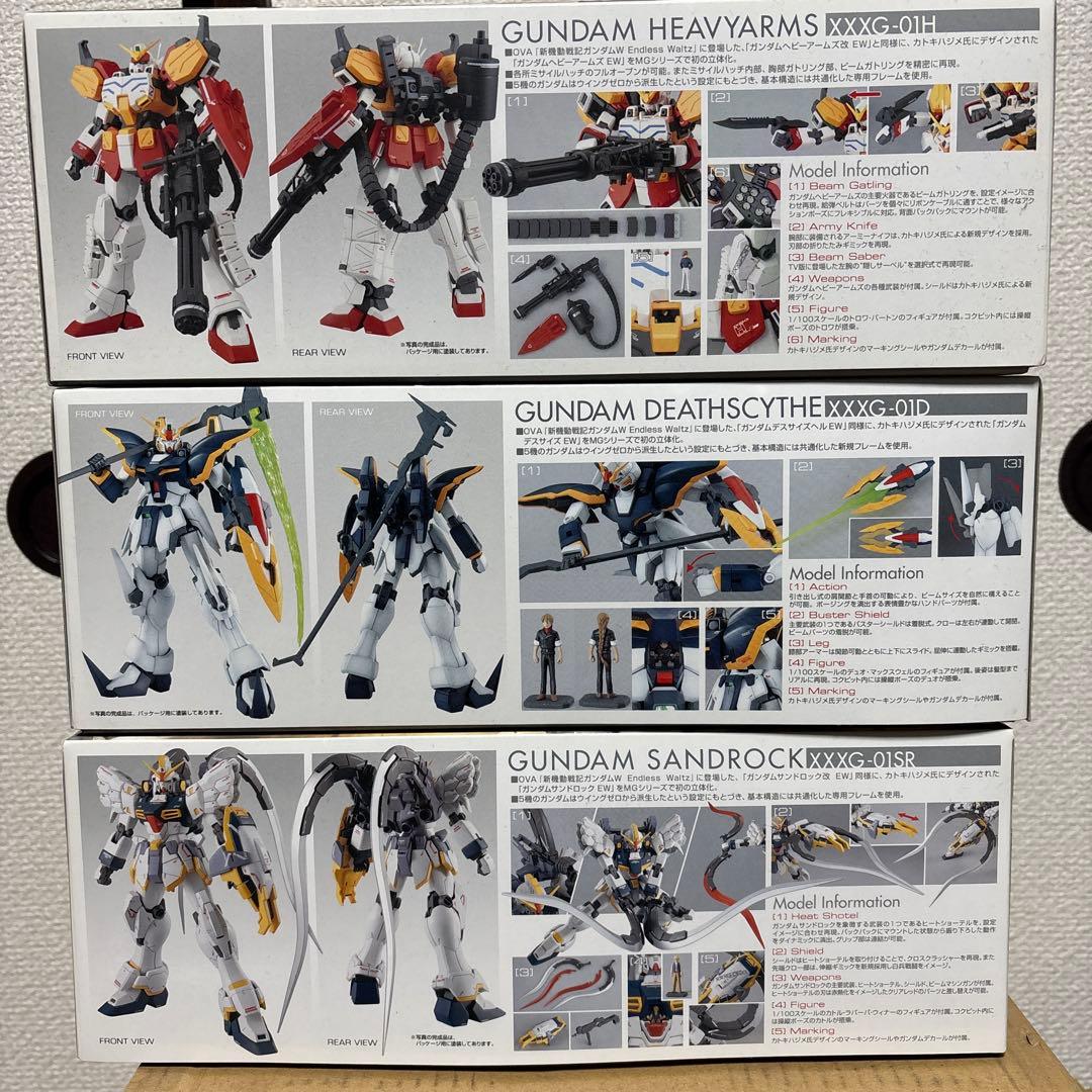 MG 1/100 ヘビーアームズEW &デスサイズEW &サンドロックEW