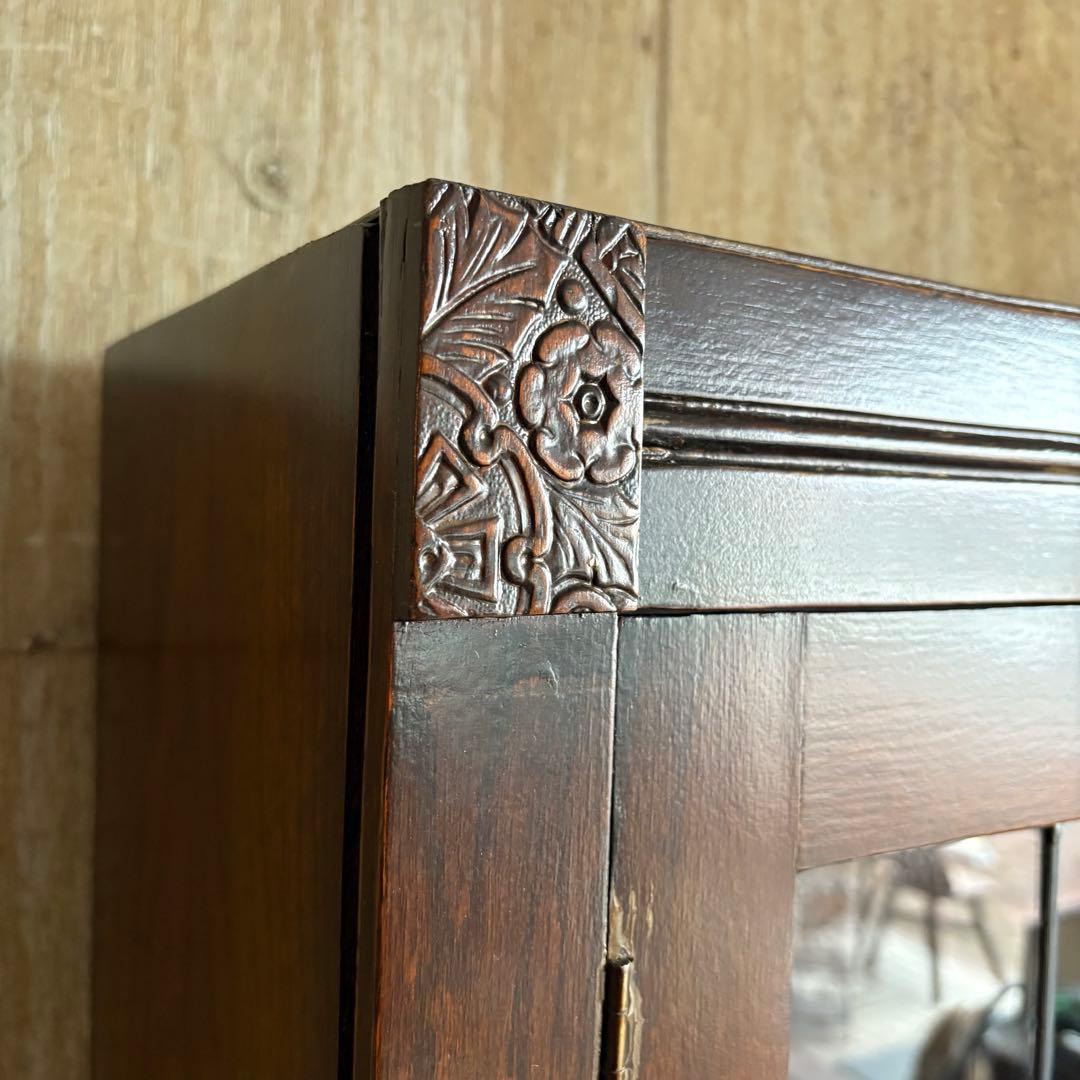 英国アンティーク　ブックラック　キャビネット　本棚　イギリス　ヴィンテージ