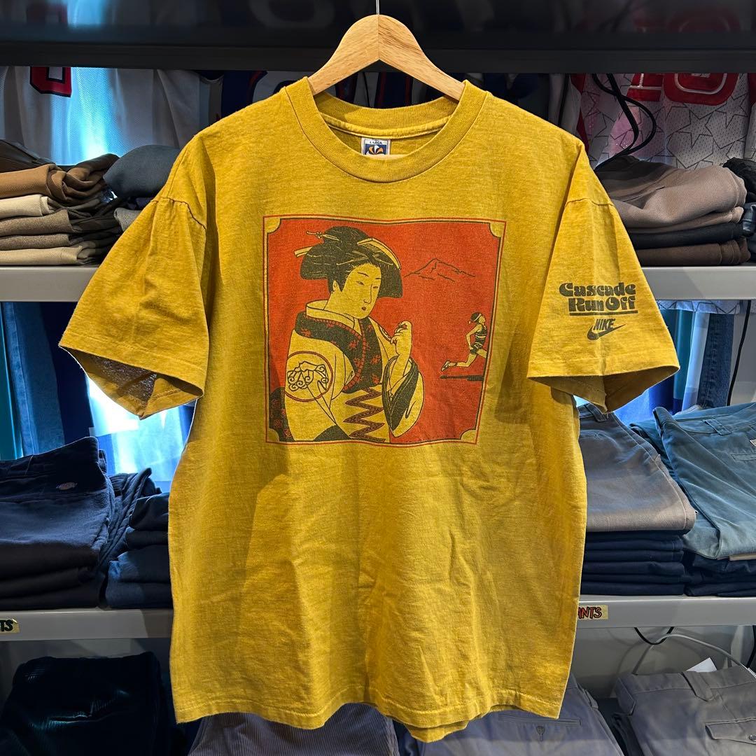 NIKE 80s 復刻 レプリカ 芸者T-shirt 浮世絵 L