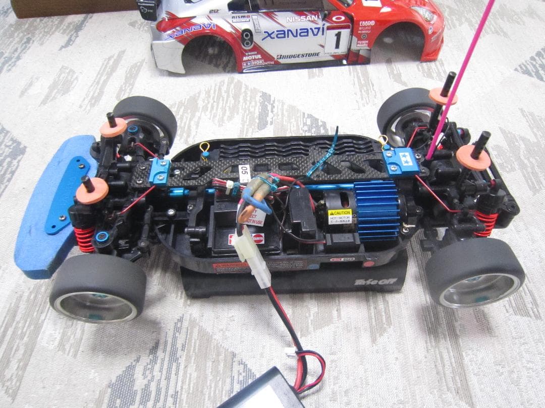 完全動作品 1/10 TKワークス フルコンバ 大会参戦車輛 TT01R ワイド