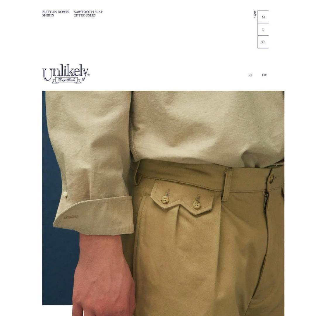 新品 Unlikely Sawtooth Flap 2P Trousers M