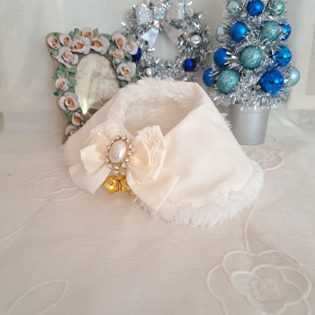 ホワホワケープ、リバーシブルでも(オーバルパール)わんちゃん猫ちゃん用