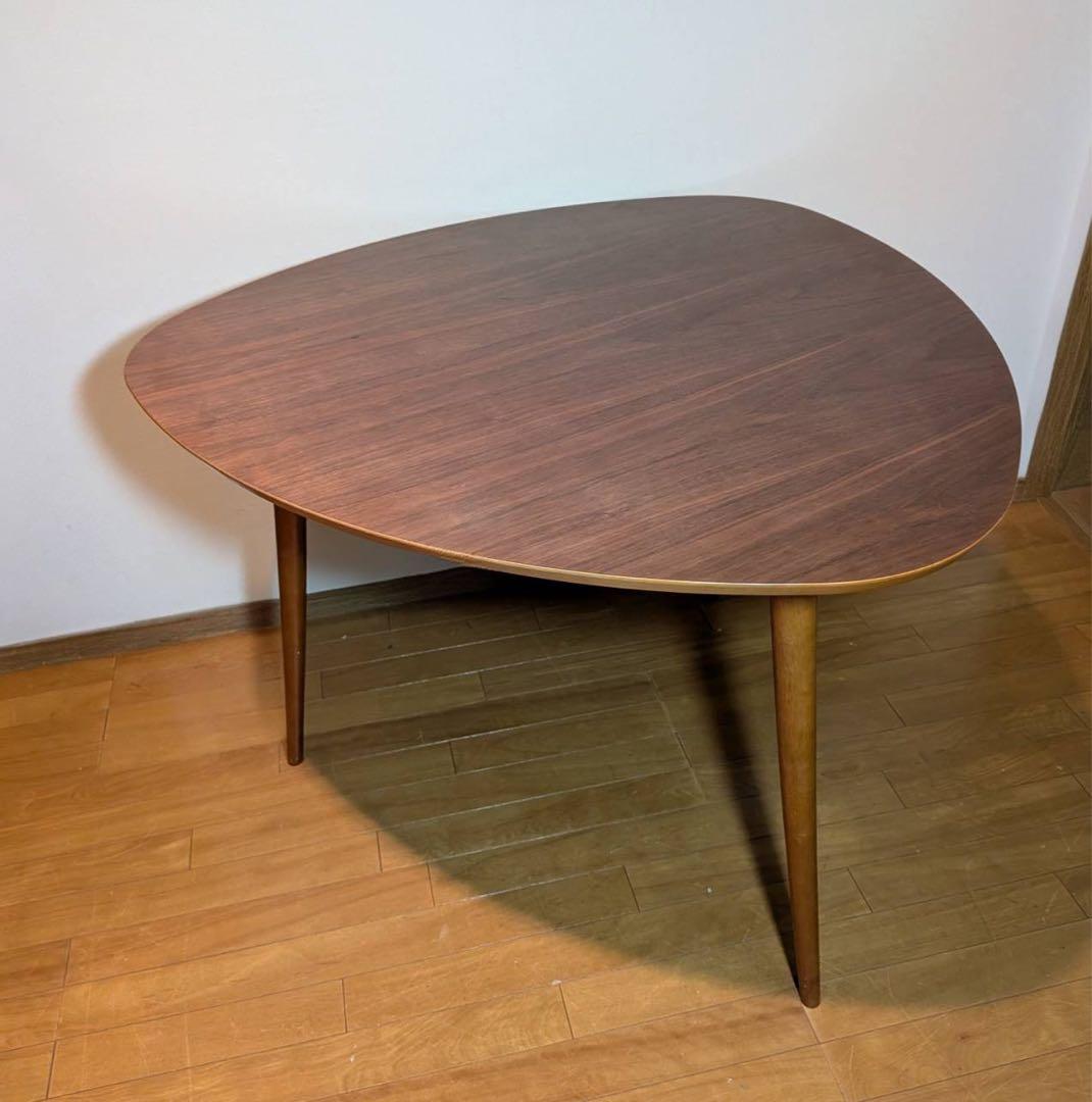 ■送料込■NOCE ダイニングテーブル 北欧家具 三角食卓デスクウォールナット