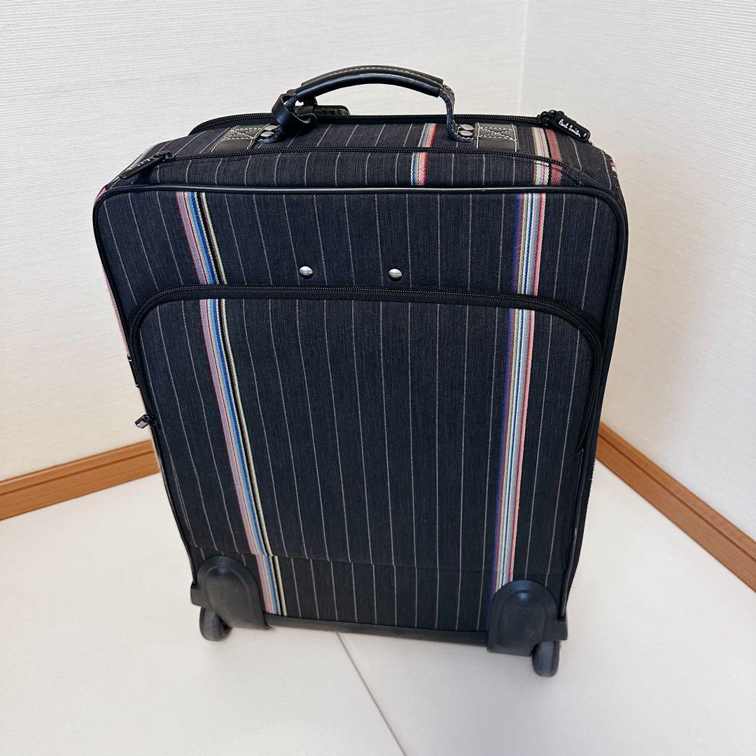 【美品】ポールスミス　マルチストライプデザイン キャリーケース　機内持ち込み