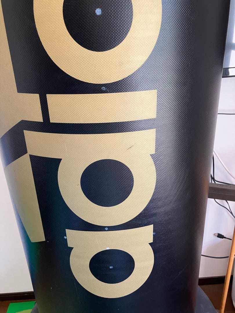 けみさん専用　adidas サンドバッグ　スタンディングバッグ 黒 ロゴ入り