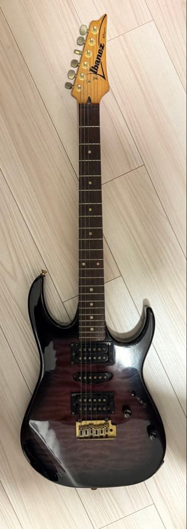 Ibanez エレキギター ブラック/パープル