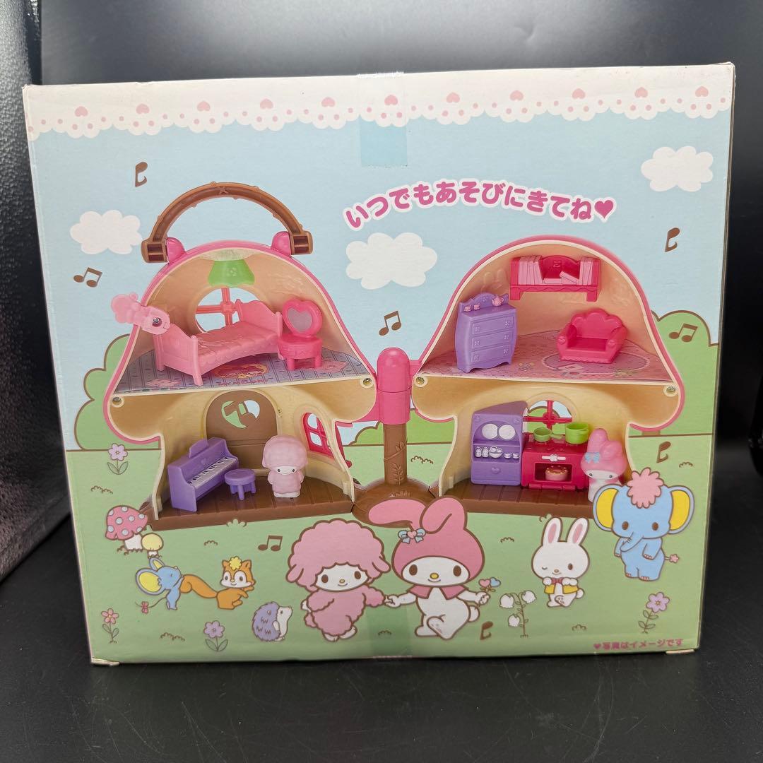 MY MELODY ドールハウス マイメロディピアノちゃん きのこのおうち
