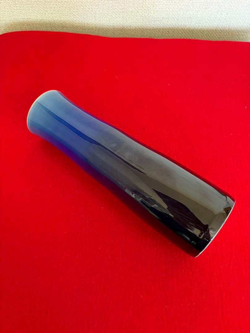 【特価】 人間国宝 三代 徳田八十吉（正彦銘） 花入 管理T268