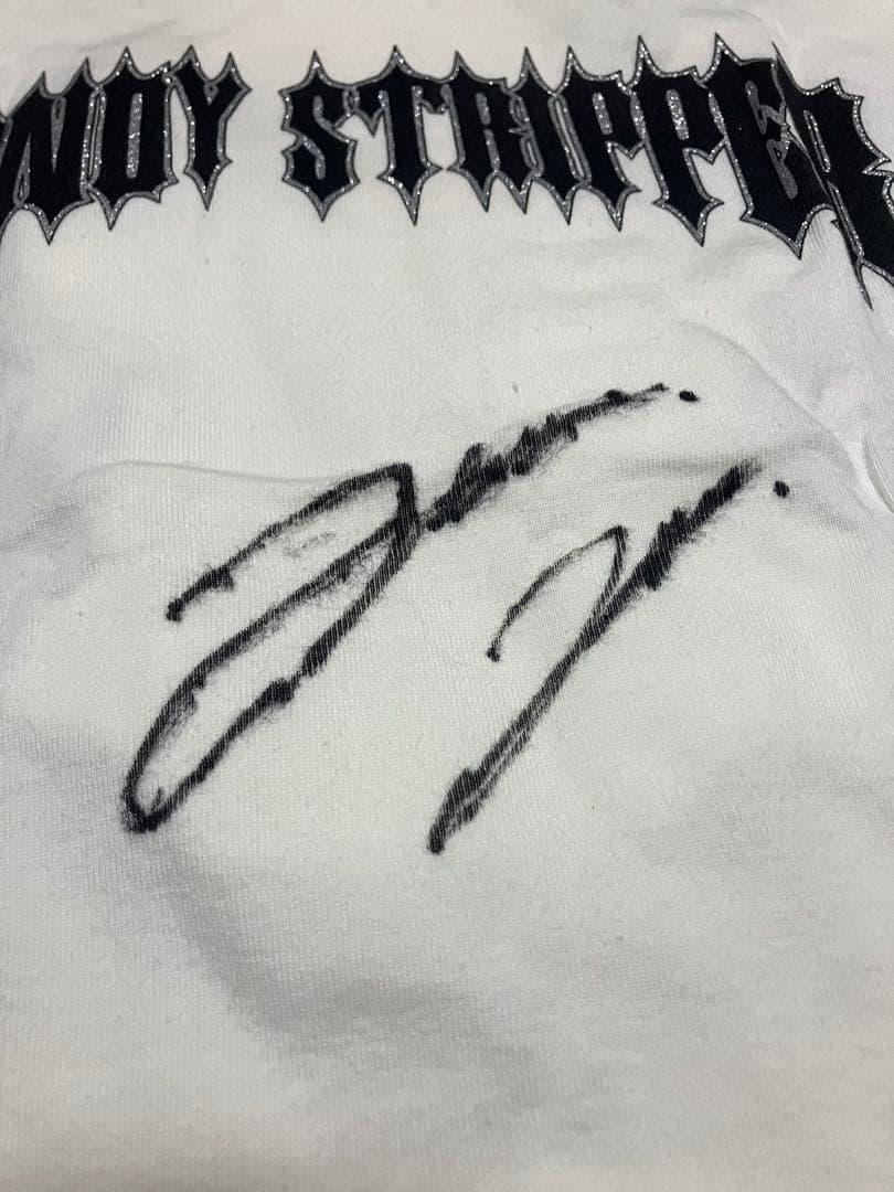 CANDY STRIPPER × TERU サイン入り Tシャツ GLAY