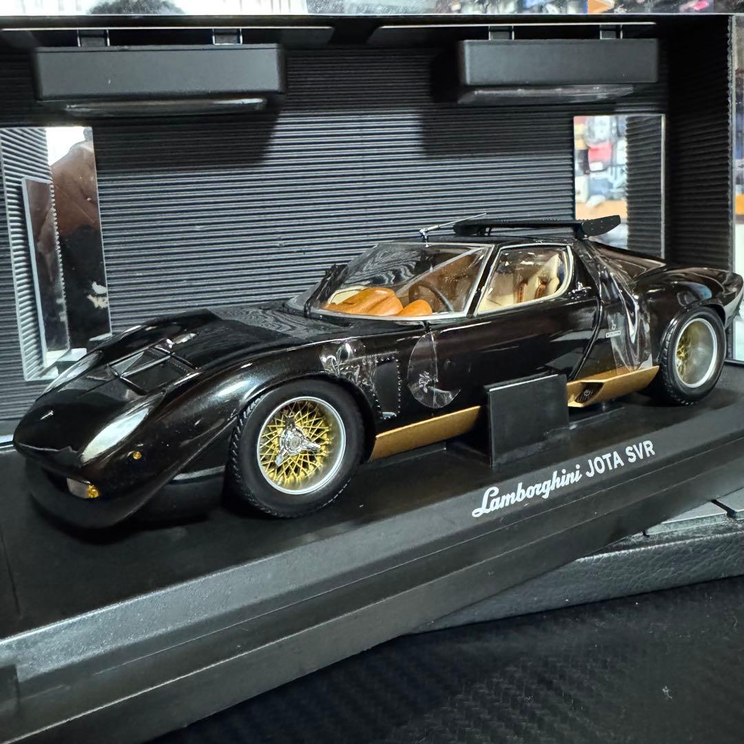 絶版未展示品 京商 1/18 ランボルギーニ イオタ SVR ブラック
