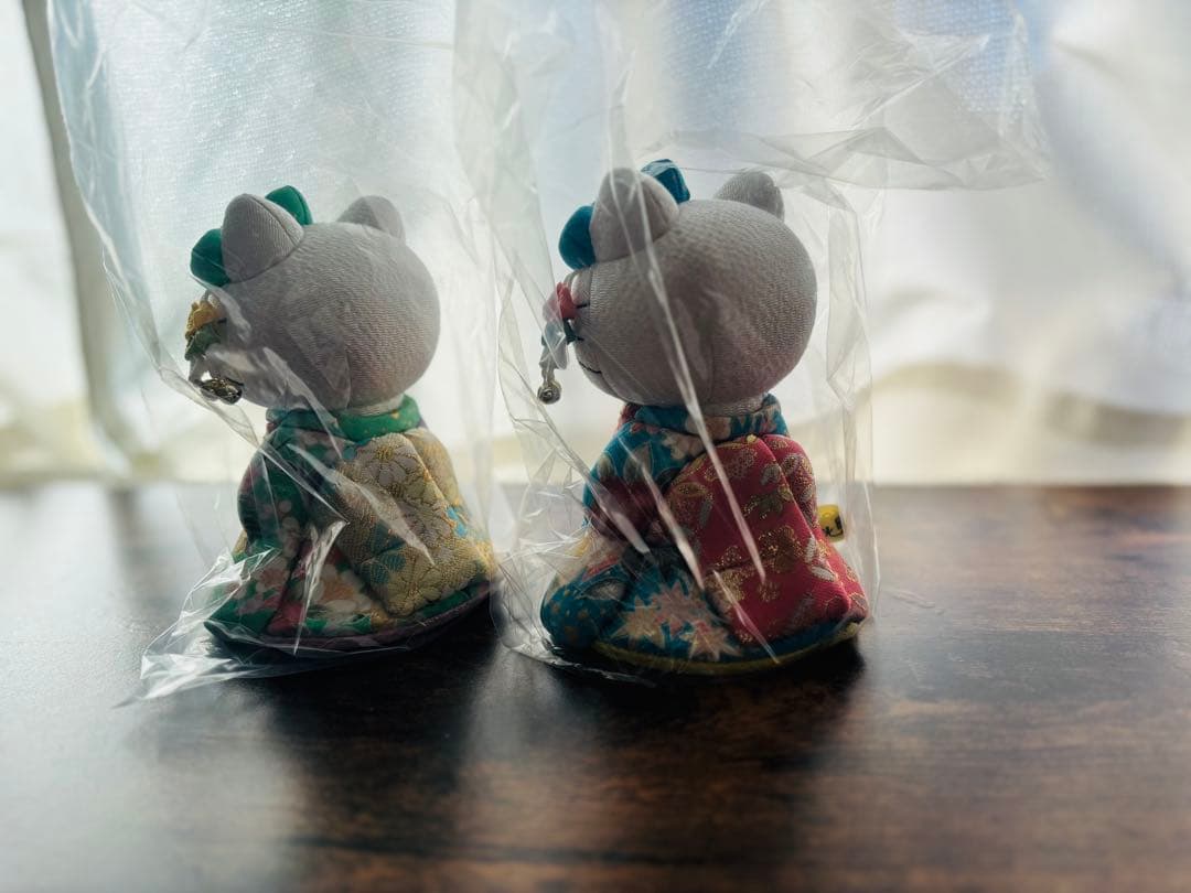 柿沼東光 木目込み人形　ハローキティ6体セット