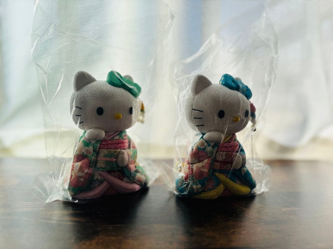 柿沼東光 木目込み人形　ハローキティ6体セット