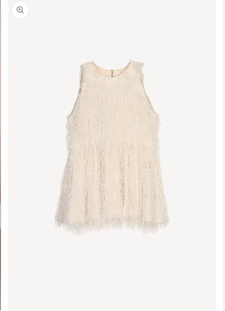 トップス Acka fringe american sleeve tops