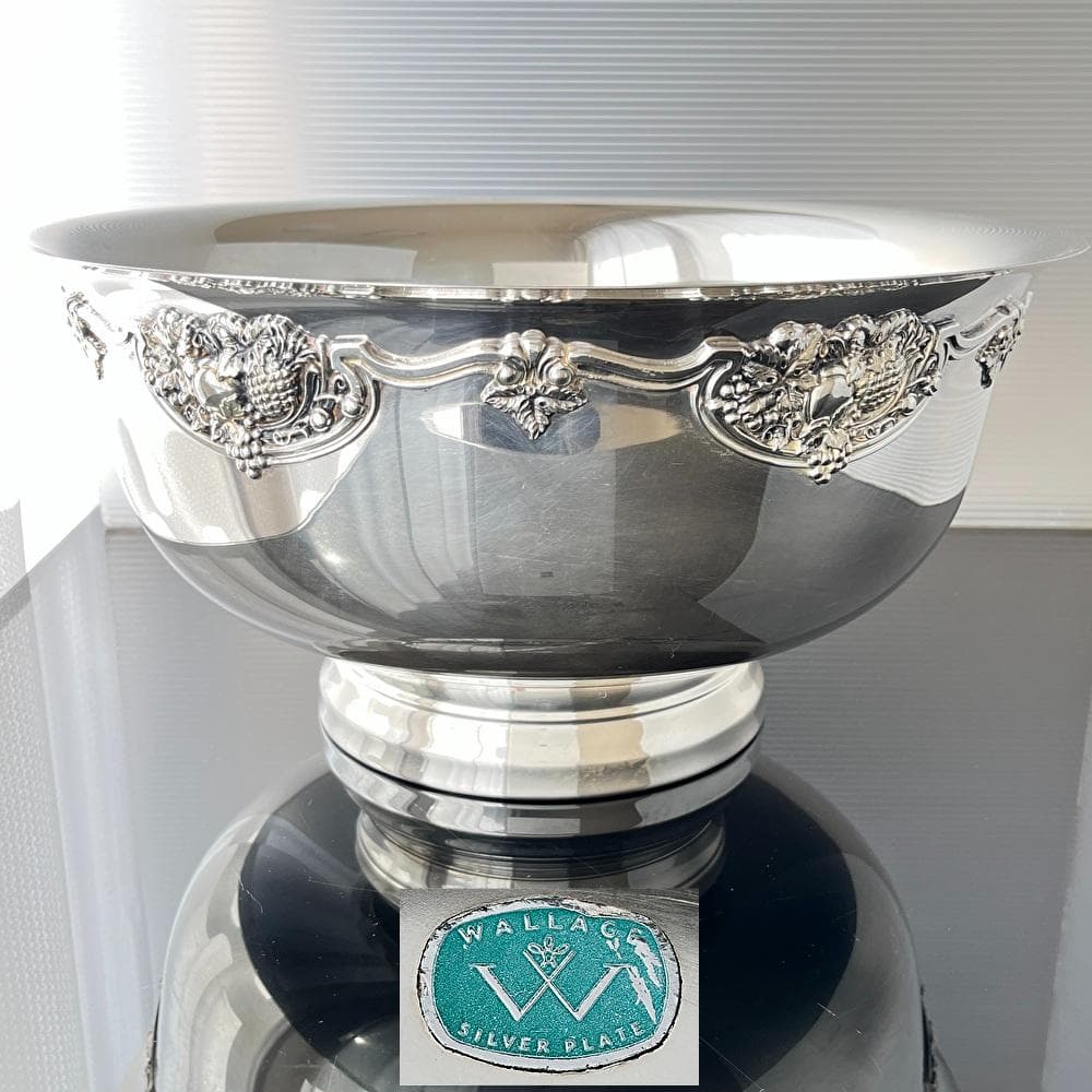 【WALLACE】 果実のパンチボウル / ワインクーラー パンチカップ12個