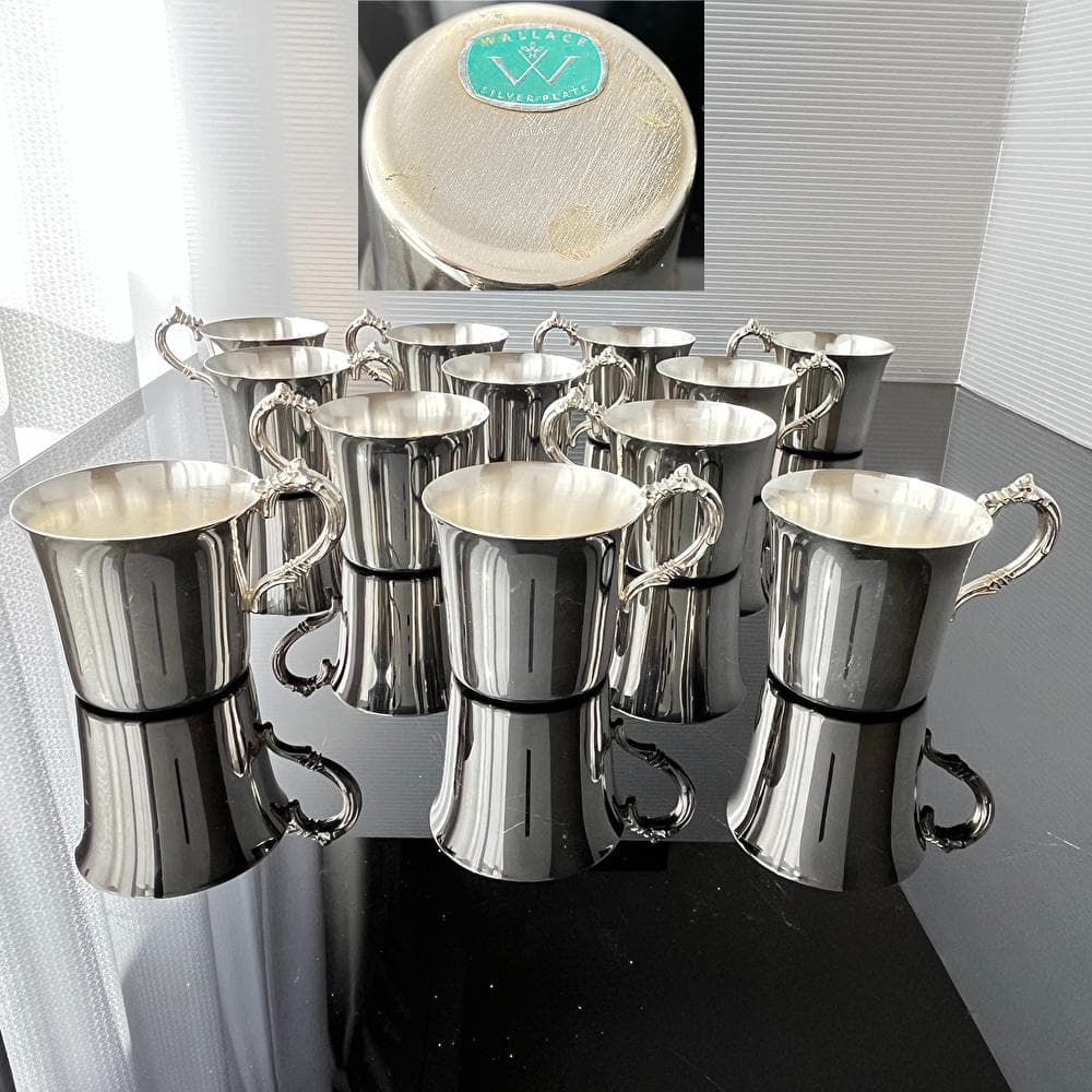 【WALLACE】 果実のパンチボウル / ワインクーラー パンチカップ12個