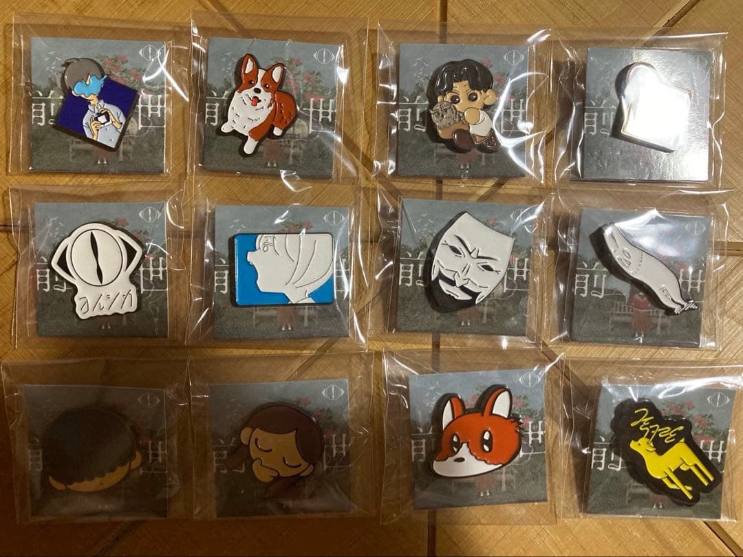 ヨルシカピンバッジ　コンプ