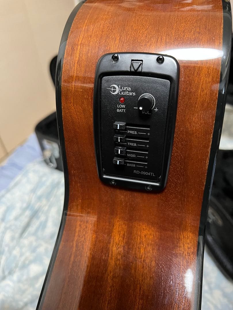 即発送 Luna guitar GYP E ASH DEANのハードケース付き