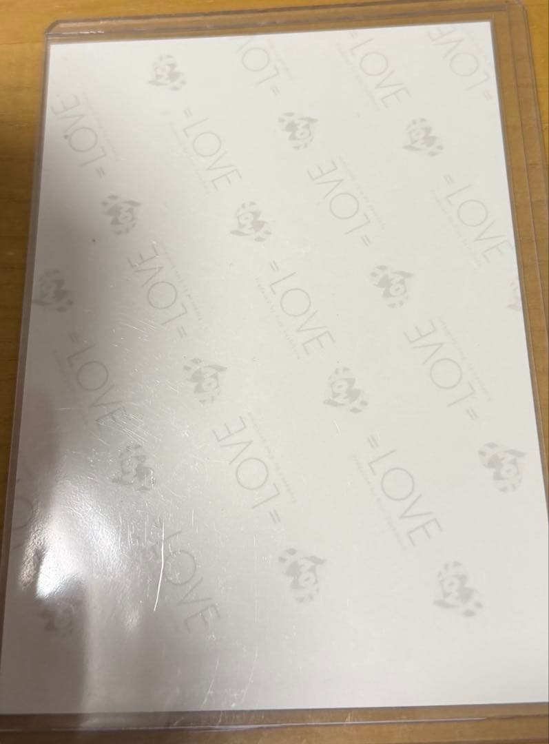 野口衣織 直筆サイン ラブソングに襲われる ピンクニット