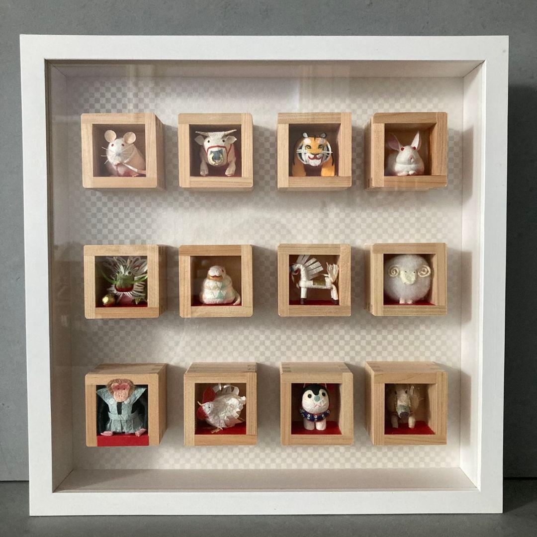 めでたや　額飾り　十二支　正月室礼　正月飾り　招福　縁起物　定価38.500円