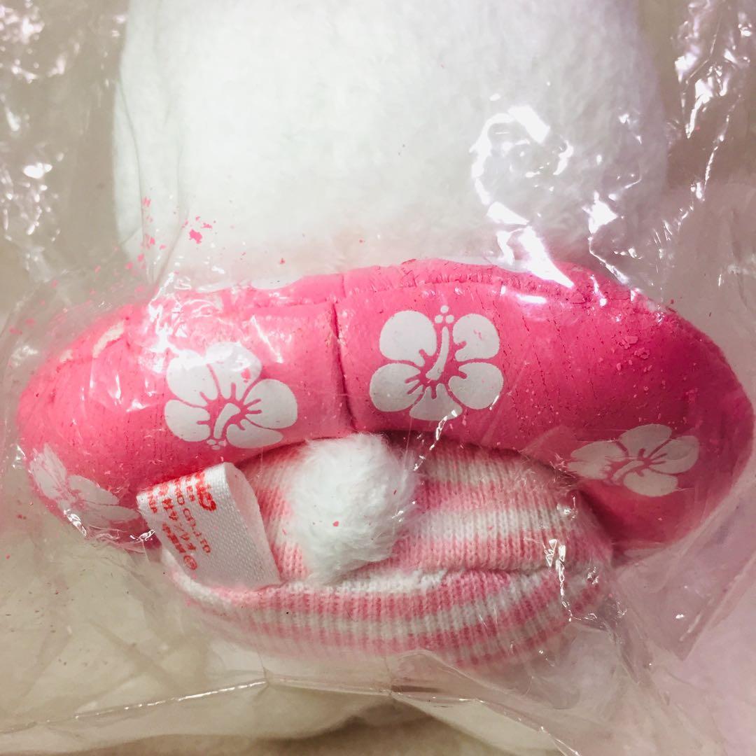 未開封品(ハガレあり)■浮き輪ハイビスカスキティ/ぬいぐるみストラップ/2005