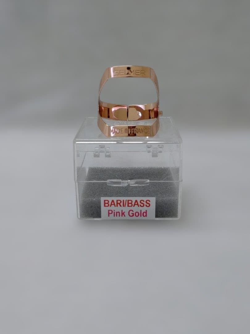 SELMER　バリトンサックス リガチャー　ピンクゴールド