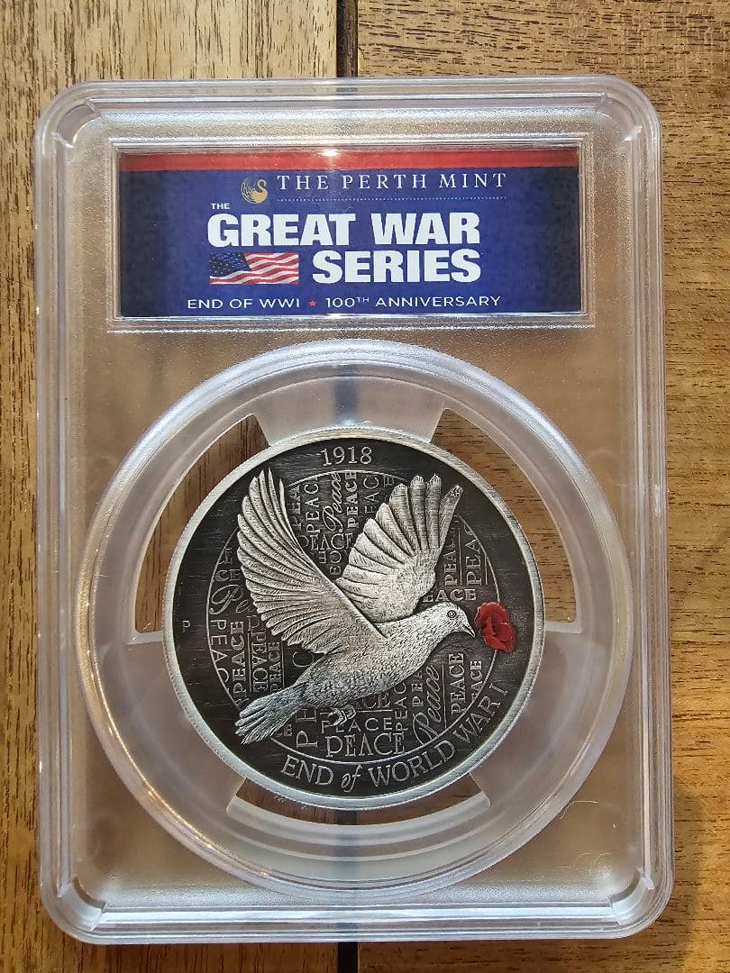 2018年 オーストラリア 8ドル 鳩 5oz