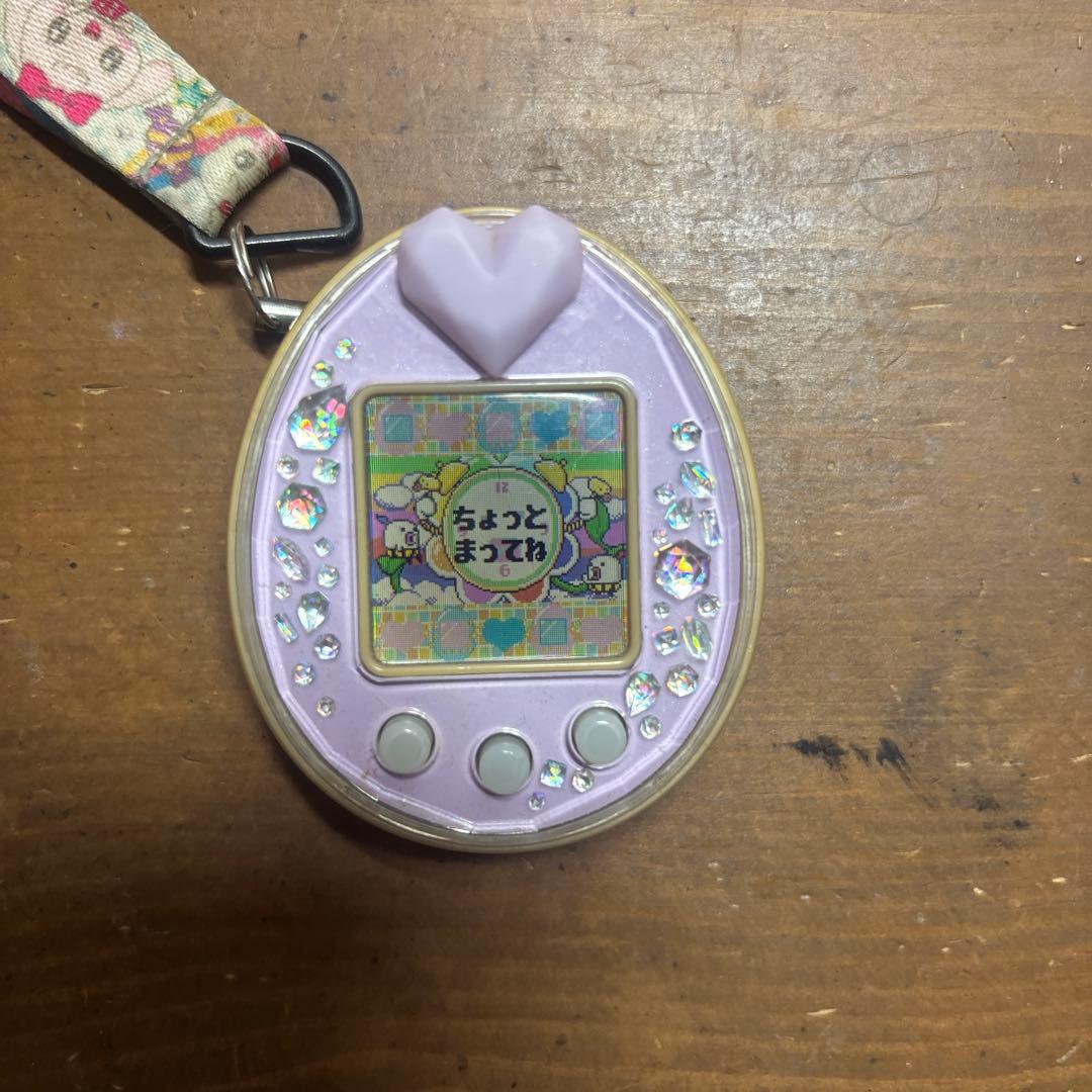 たまごっちピース 紫 Tamagotchi P's 本体 動作確認済
