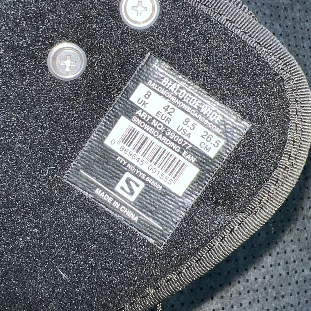 7-8回使用 26.5cm SALOMON DIALOGUE WIDE レース