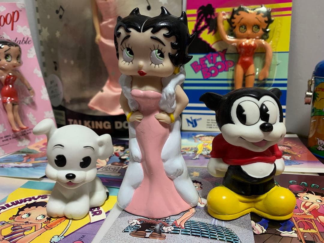 ソフビフィギュア3体セット　新品未開封品　ベティ・ブープ　Betty Boop