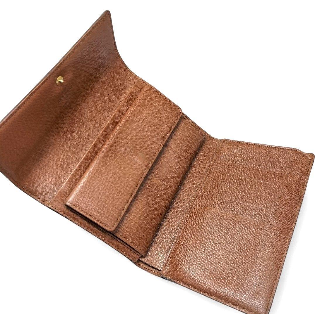 モノグラム ポルト トレゾール エテュイ パピエ 三つ折り 財布 ルイヴィトン