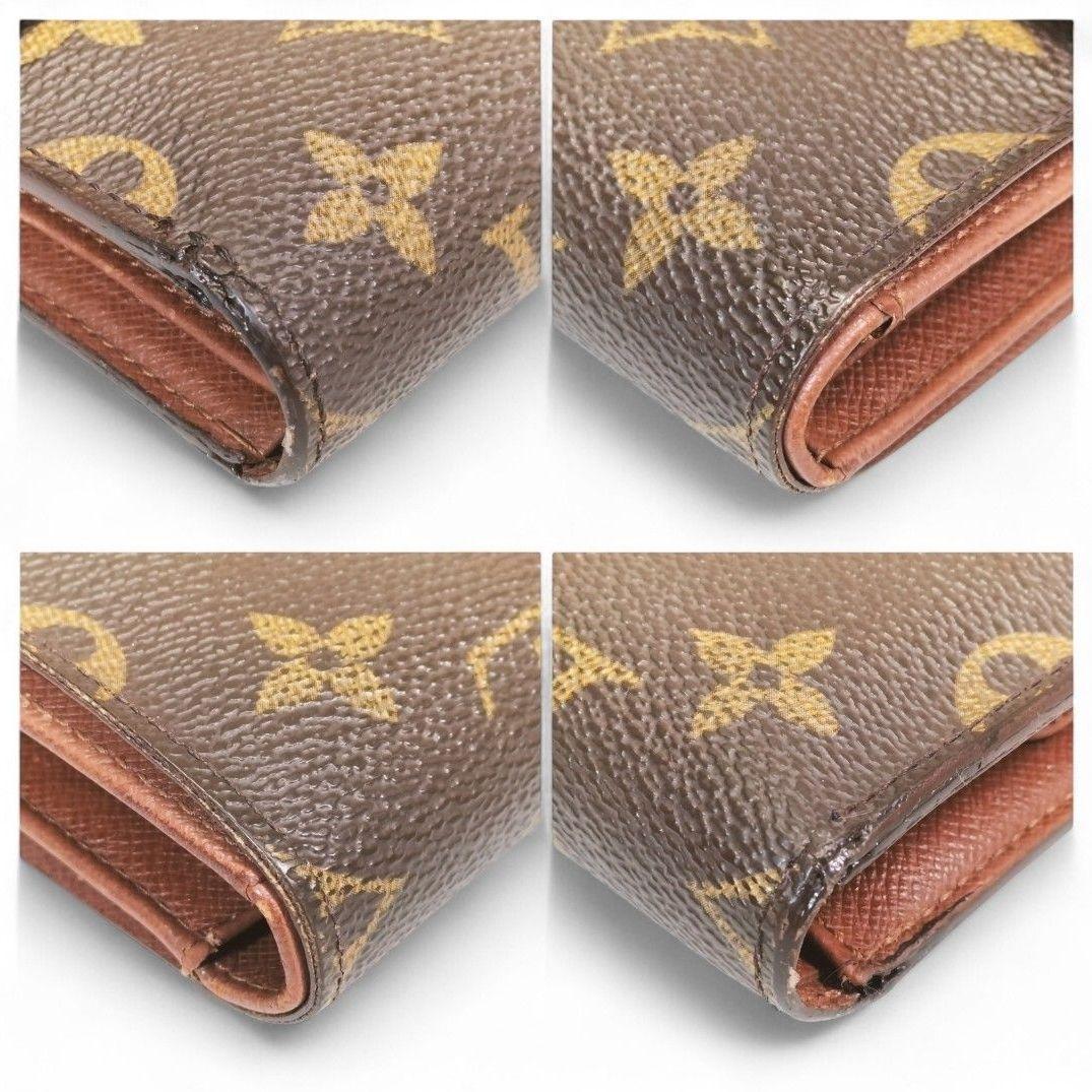 モノグラム ポルト トレゾール エテュイ パピエ 三つ折り 財布 ルイヴィトン
