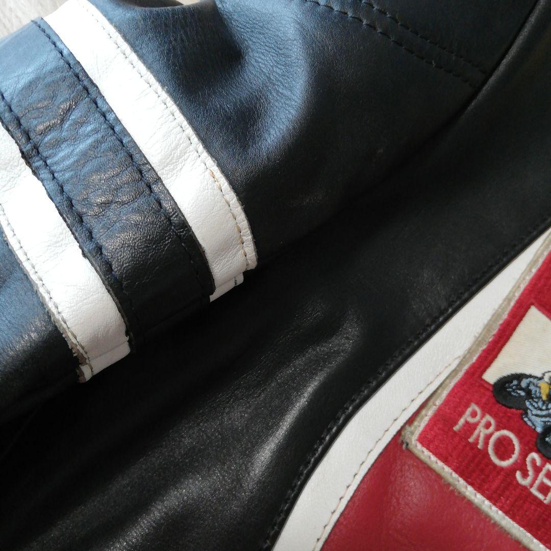 クリーニング済 Vanson RJP タロンジップレザーライダースジャケット