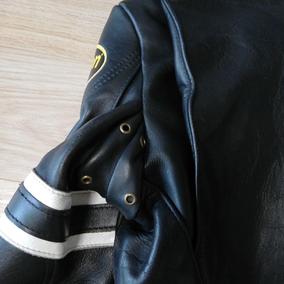 クリーニング済 Vanson RJP タロンジップレザーライダースジャケット