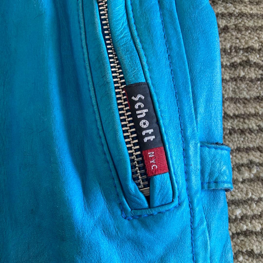 SCHOTT レザー シングルライダースジャケット サイズM