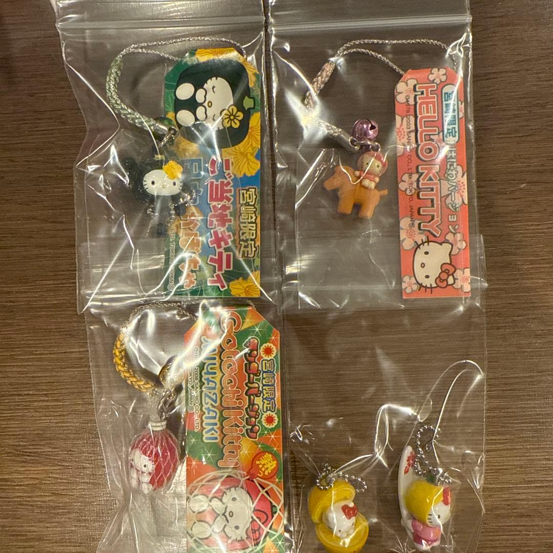 【新品未開封・激レア多数】　ご当地キティ　根付け　九州・沖縄地方　まとめ売り
