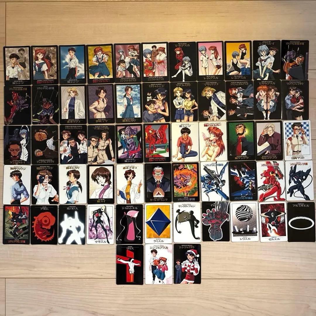 カード　新世紀エヴァンゲリオン　セガエンタープライゼス　まとめ売り　58枚