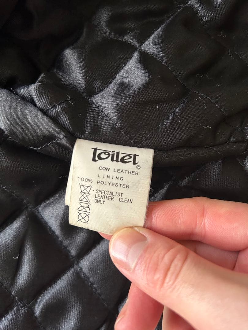 toilet　ライダースジャケット　M size