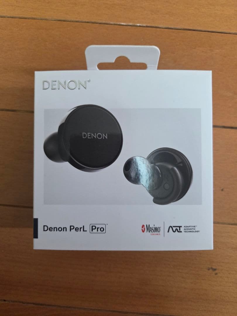 Denon PerL Pro ワイヤレスイヤホン ブラック