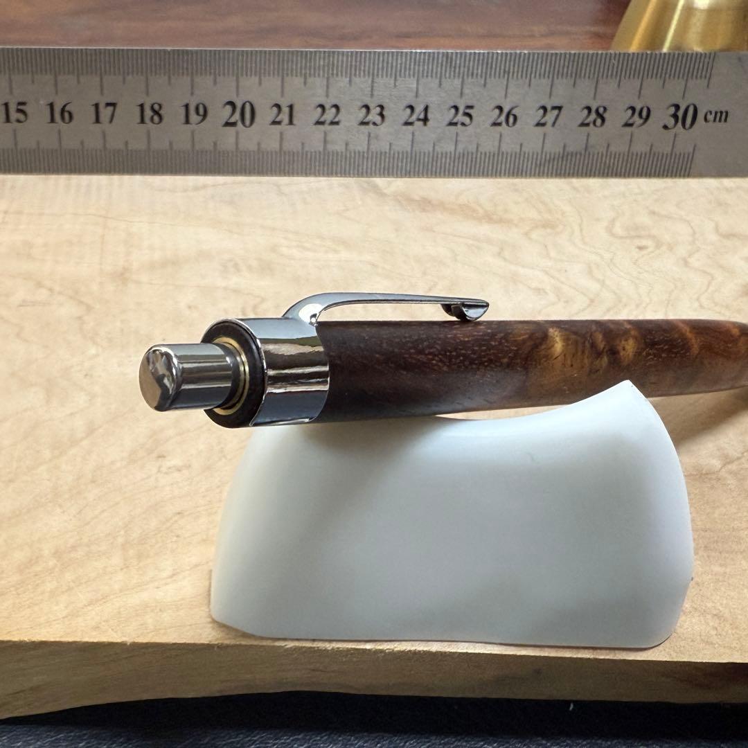 171グラナディロ杢あり　木製シャーペン　最強低重心R① 真鍮