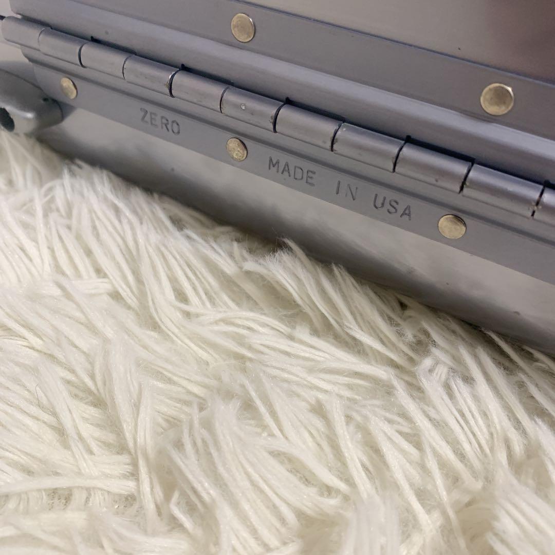 ゼロハリバートン アルミ アタッシュケース USA製 ビジネス ポリッシュブルー