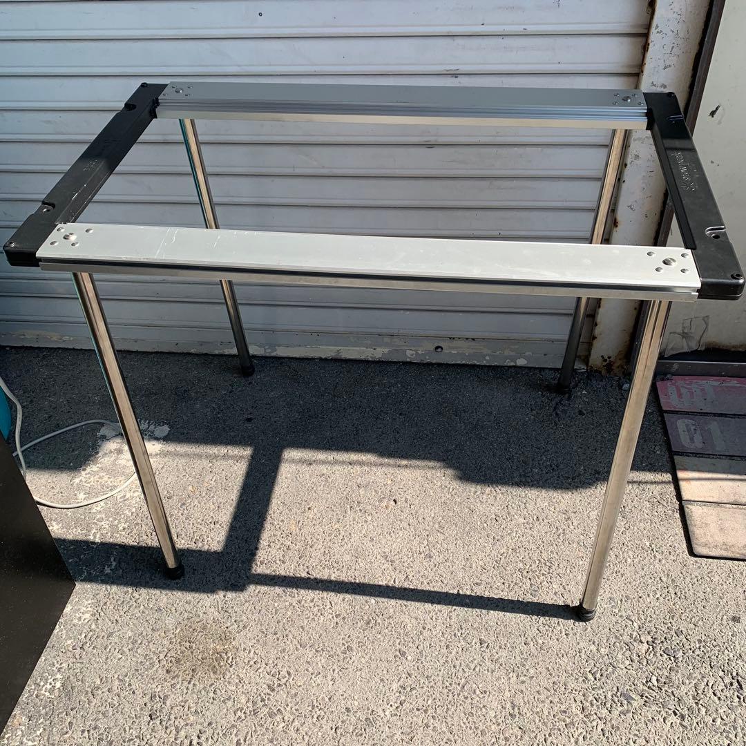 〇 peak アイアングリルテーブル　レールジョイント・ハンガーセット