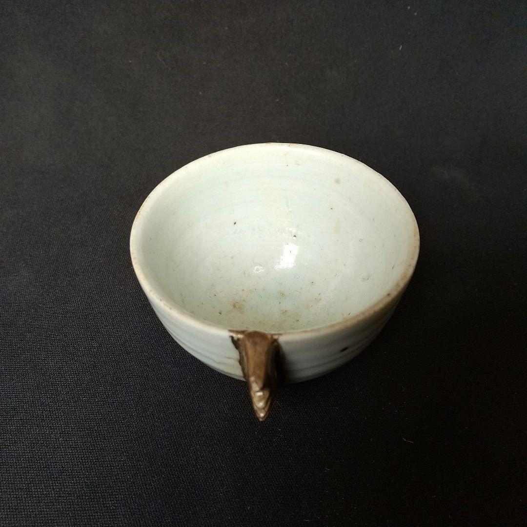 李朝  片耳杯  盃  希少  貴重  骨董  茶道具