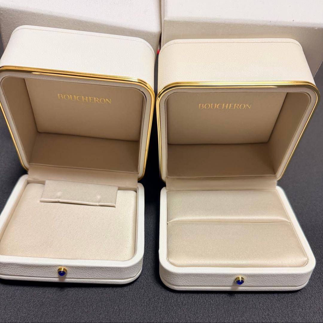 ブシュロン　ジュエリー　ボックス　空箱新品　リング　ネックレス　まとめ2個